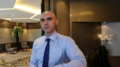 Hisham Khairy, the head of institutional trading at Menacorp, says Emaar is the best investment at the moment with the company's malls unit about to go public. Satish Kumar / The National