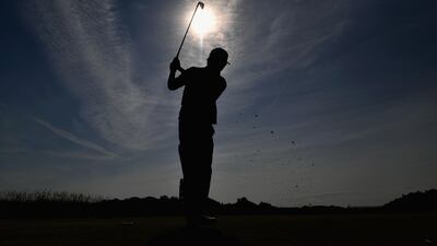 Haotong Li of China hits his tee shot on the 9th hole during a practice round prior to the 146th Open Championship at Royal Birkdale on July 18, 2017 in Southport, England. Dan Mullan/Getty Images