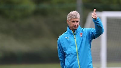 Arsene Wenger leads his Arseal side into the Community Shield against rivals Chelsea on Sunday. David Klein / Sportimage