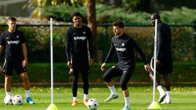 Chelsea's Mason Mount and Wesley Fofana. Reuters