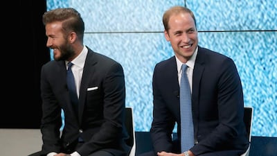Prince William, Duke of Cambridge lauches the 'United for Wildlife' Campaign with David Beckham at Google Town Hall on June 9, 2014 in London, England. Getty Images