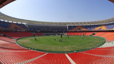 The Sardar Patel Stadium in Gujarat is the second largest stadium in the world. AFP