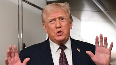 President Donald Trump has said the US may meet Iranian officials and that he is in contact with Iran's opposition. AFP