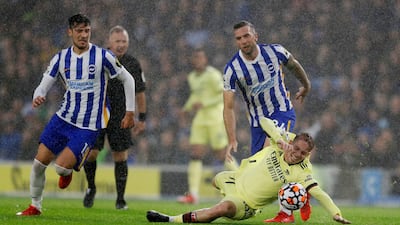 Emile Smith-Rowe 6 - The academy graduate played better when he was moved into the 10 but he has to do much better with his chance that went straight at Robert Sanchez. Reuters