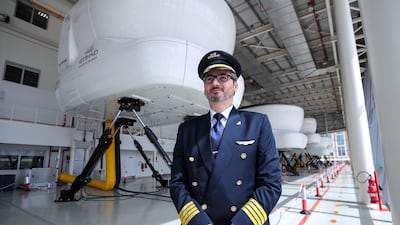 He has been a pilot for 23 years. Victor Besa / The National