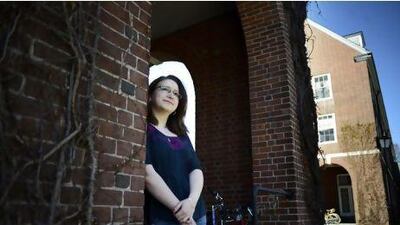 Taleen Dilanyan on the campus Smith College in Northampton, Massachusetts. Gretchen Ertl for The National