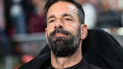 PSV coach Ruud van Nistelrooy watches the action. EPA