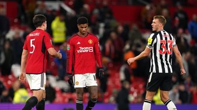 Manchester United saw their League Cup title defence end in the fourth round with a defeat to Newcastle United. PA
