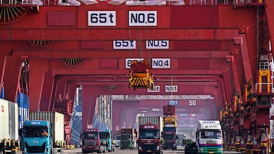 China, the top global crude importer, recorded a rise in exports and imports in April, a rebound from a contraction in the preceding month, indicating growing momentum in the world's second-largest economy. Xinhua via AP