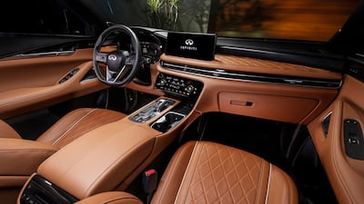 The horizontal dash fascia has been replaced with a more conventional vertical console.