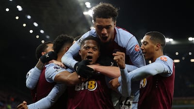 Aston Villa will go top of the Premier League if they beat Sheffield United on Friday. AFP