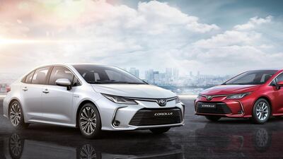 The new Corolla comes in eight distinct colours, not just the obligatory silver and red.