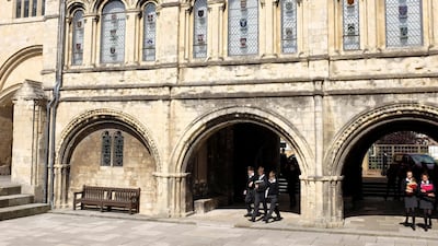 Pupils at The King's School in Canterbury. Alamy Stock Photo