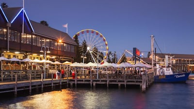 The harbour in Fremantle. The city offers attractions including tours of its historic prison and the oldest building in the state. Getty Images