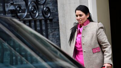 Britain's Home Secretary Priti Patel announced the plans to shake-up the UK's immigration system. EPA