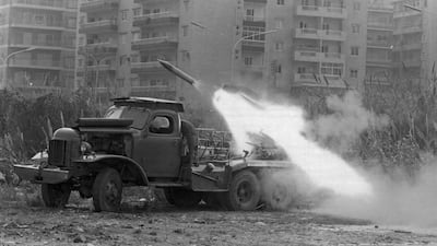 The Lebanese civil war, which lasted until 1990, was fought between a bewildering array of sectarian, ideological and foreign armed factions in continuously shifting alliances. Getty Images