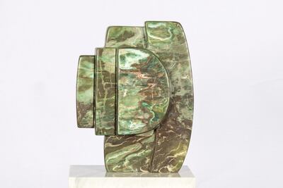 Jordanian Jade was used for 2002's 'Growth'. Courtesy Sharjah Art Museum