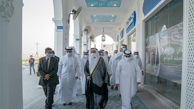 The Ruler also visited the new Soor Kalba project. Wam