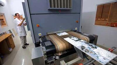 RAK Ceramics makes 8,000 different products, which it exports to more than 200 countries and territories. Jaime Puebla / The National