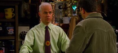 James Michael Tyler, as Gunther in 'Friends' episode 'The One with The Morning After', season 3, episode 16. Courtesy Netflix