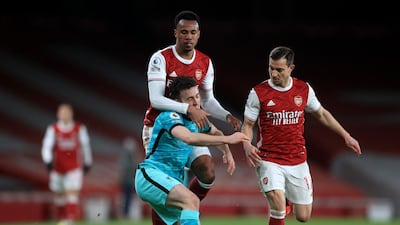 SUS: Cedric Soares - 5: The Portuguese joined the game just before half time when Tierney was injured. He had a solid second half and even forced Alisson into making a save. Getty