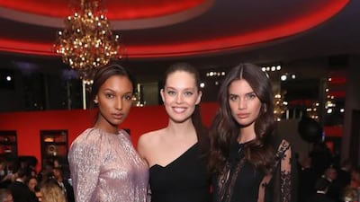 Also in attendance were the Victoria’s Secret models Jasmine Tookes, Emily DiDonato and Sara Sampaio. Getty Images / Montblanc