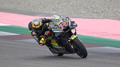 Marco Bezzecchi of Italy and the Mooney VR46 racing team during a qualifying session. Getty Images