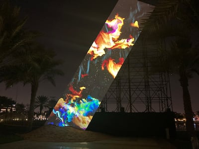 'Vertical Horizon' by Quiet Ensemble. Photo: Razmig Bedirian / The National