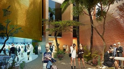 Building will begin in the spring on the site recently handed over to the UAE team. Courtesy expo2015uae.com