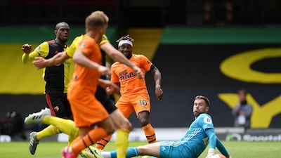WATFORD RATINGS: Ben Foster - 7: Good stops from Almiron and Saint-Maximin in first half. Reuters