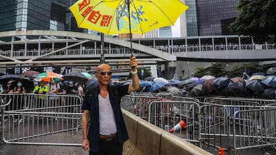 Protesters occupy the roads. AFP
