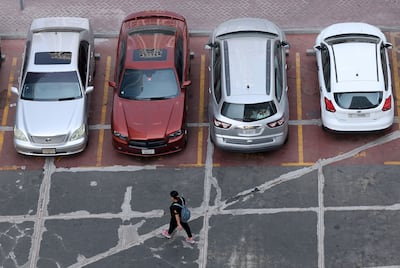 There are six per cent more parking spaces in Dubai than this time last year. Chris Whiteoak / The National