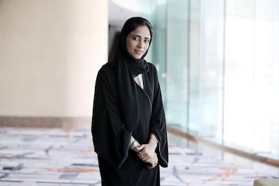 Abeer Al Shahi teaches sign language across the country. Pawan Singh / The National