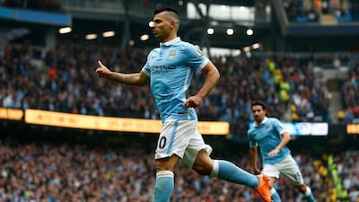 Manchester City's Sergio Aguero. Getty Images