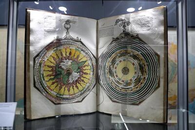 An illustrative book by the German astronomer Petrus Apianus. Pawan Singh / The National