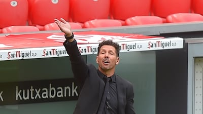 Atletico Madrid manager Diego Simeone. AFP