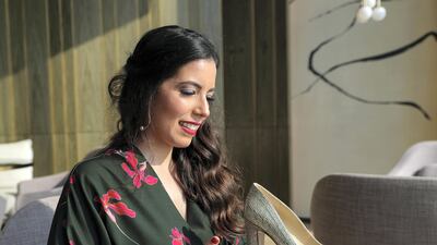 Comfort advocate Silvia Lago and her latest design for feet-friendly high heels, entitled Divas, which was launched last month in Dubai. Chris Whiteoak / The National