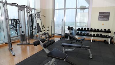 The gym inside Windsor Manor Tower. Pawan Singh / The National