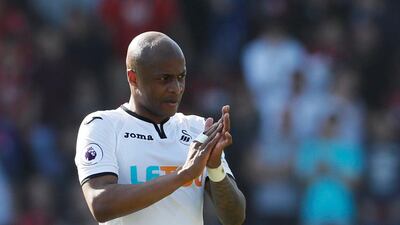 Andre Ayew rejoined Swansea in January following an unhappy spell with West Ham. David Klein / Reuters