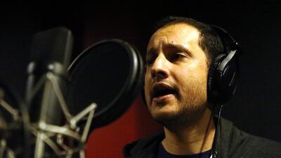 Ibrahim, 37, who has played the guitar since he was a child, composes tunes with a combination of Middle Eastern, Western and Latin flavours. Salah Malkawi for The National