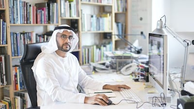 Hamad Khoory, who is an architect/partner at the Loci studio in Dubai. Reem Mohammed / The National