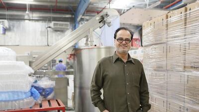 Om Swaroop, director of operations and business development, is photographed at the Chilly Willy manufacturing facility in Dubai, June 3, 2015.