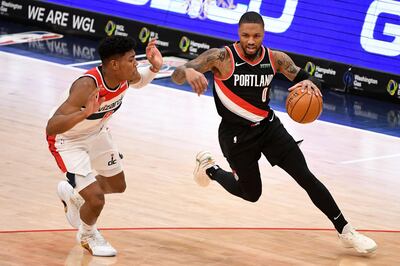 Portland Trail Blazers guard Damian Lillard. AFP