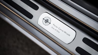 The cars feature a plaque reflecting their design inspiration – Porto Cervo in Sardinia. Courtesy : Rolls-Royce Motor Cars