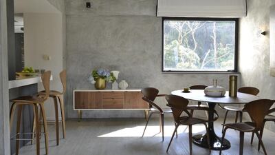 A living-room sideboard from Organic Modernism. Styling by Soraya Froissart; photo by Edgar Tapan