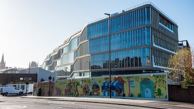 Google's "landscraper" building as an industrial wasteland into a premier tech and business hub.