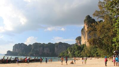 A beach in Krabi, Thailand. Some beaches in the area have banned smoking. Pixabay