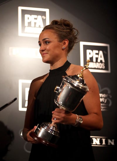 Manchester City forward Georgia Stanway won the Young Player of the Year award PA Sport