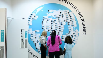 Artwork in the corridors of The British International School Abu Dhabi