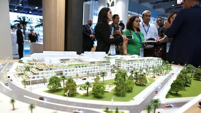 Above, a model of the Fairmont La Marina Rabat, being jointly developed by Eagle Hills and Fairmont Hotels & Resorts. Pawan Singh / The National